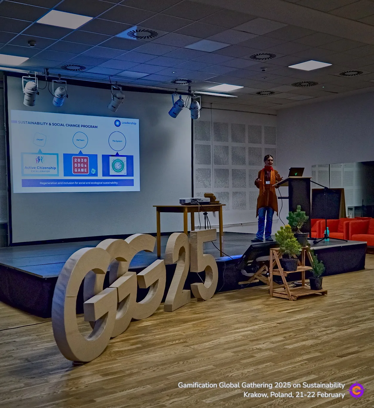 Gamification Global Gathering 2025 presentation on sustainability