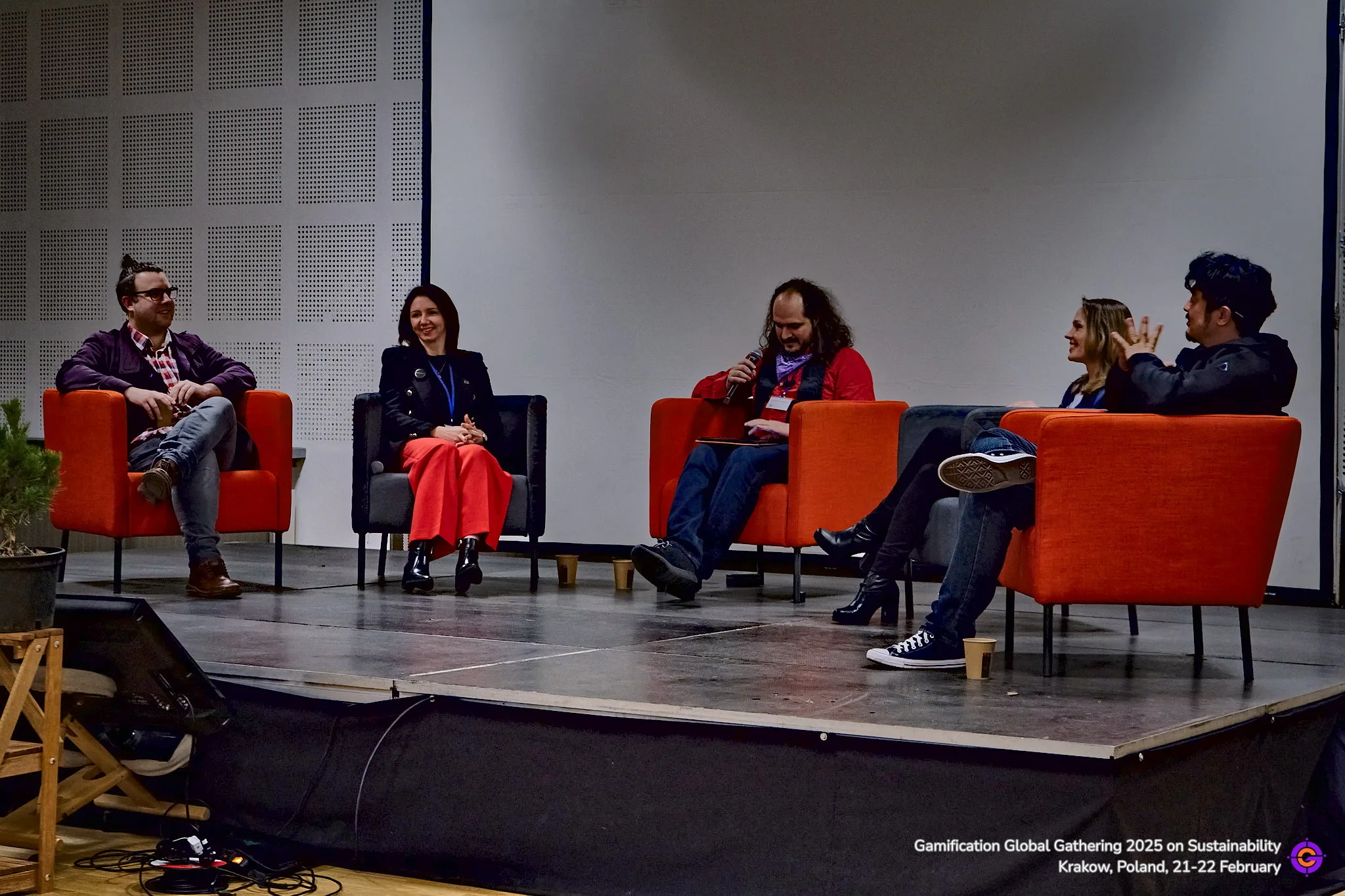 Gamification Global panel discussion on sustainability conference