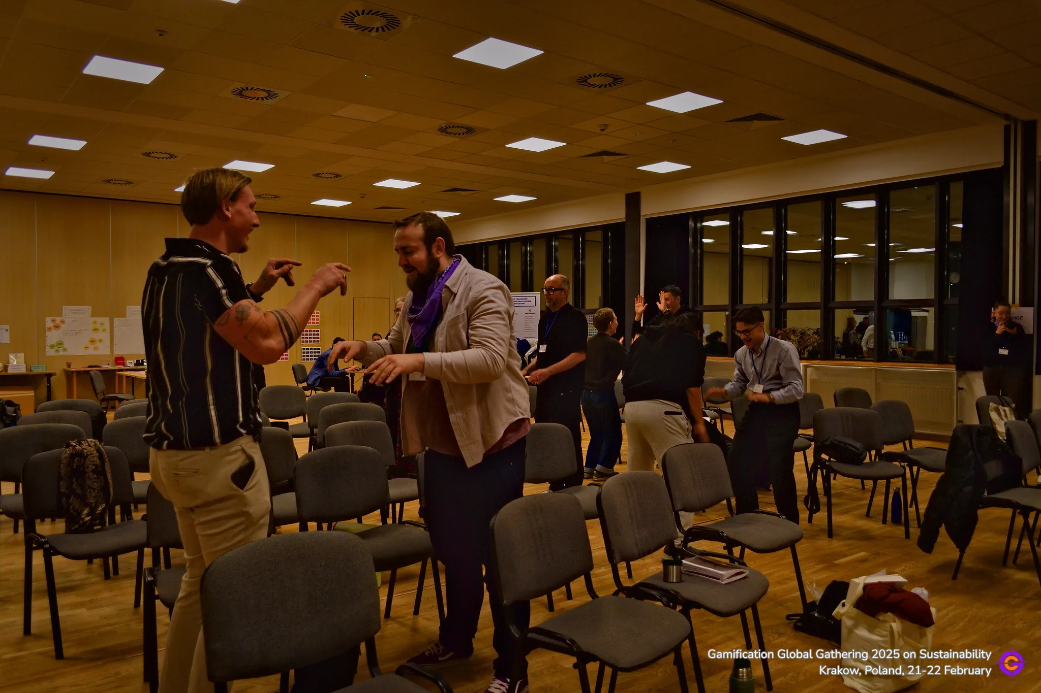 Gamification Global workshop discussion in conference room