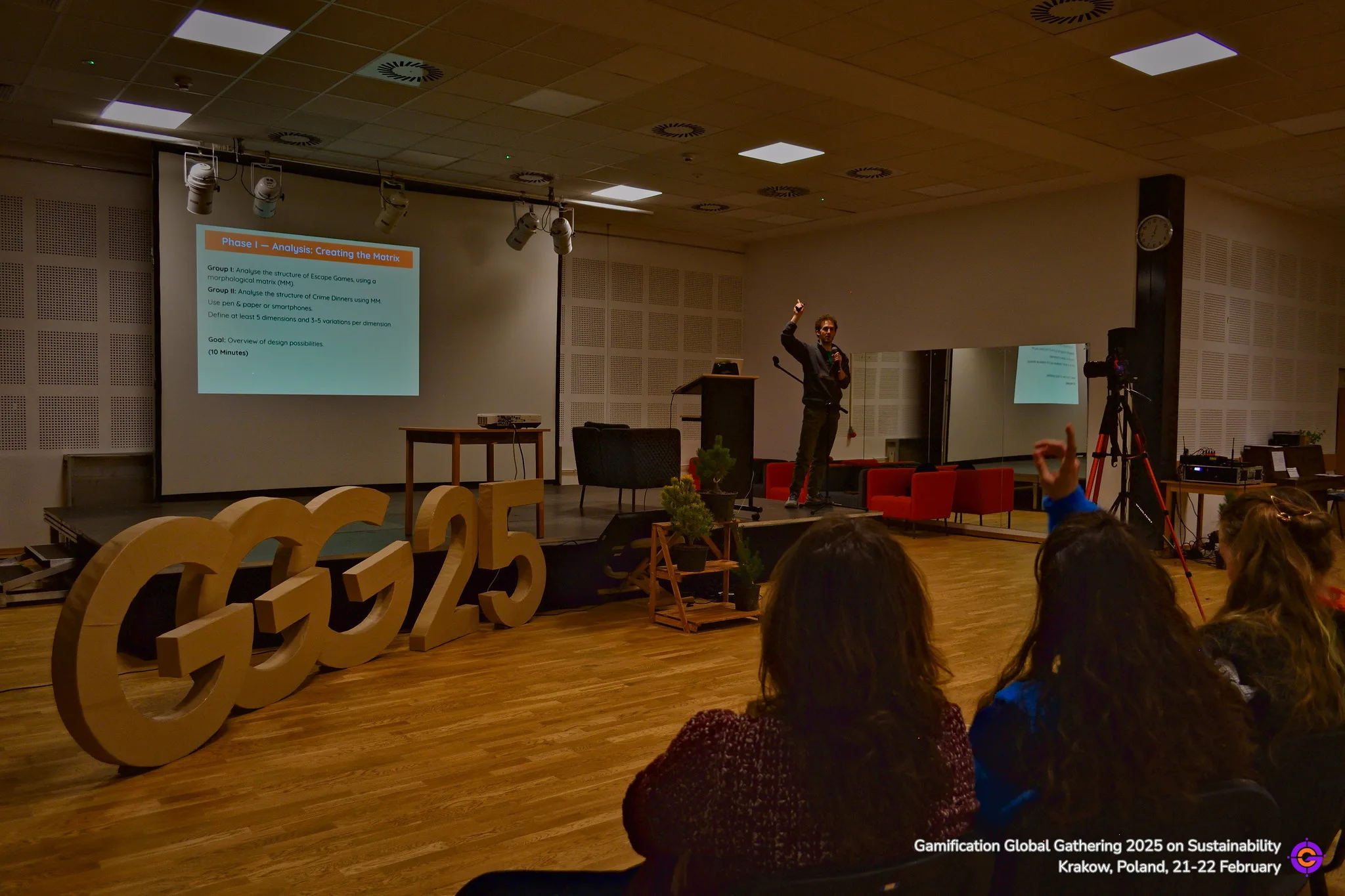 Gamification Global conference presentation on sustainability event