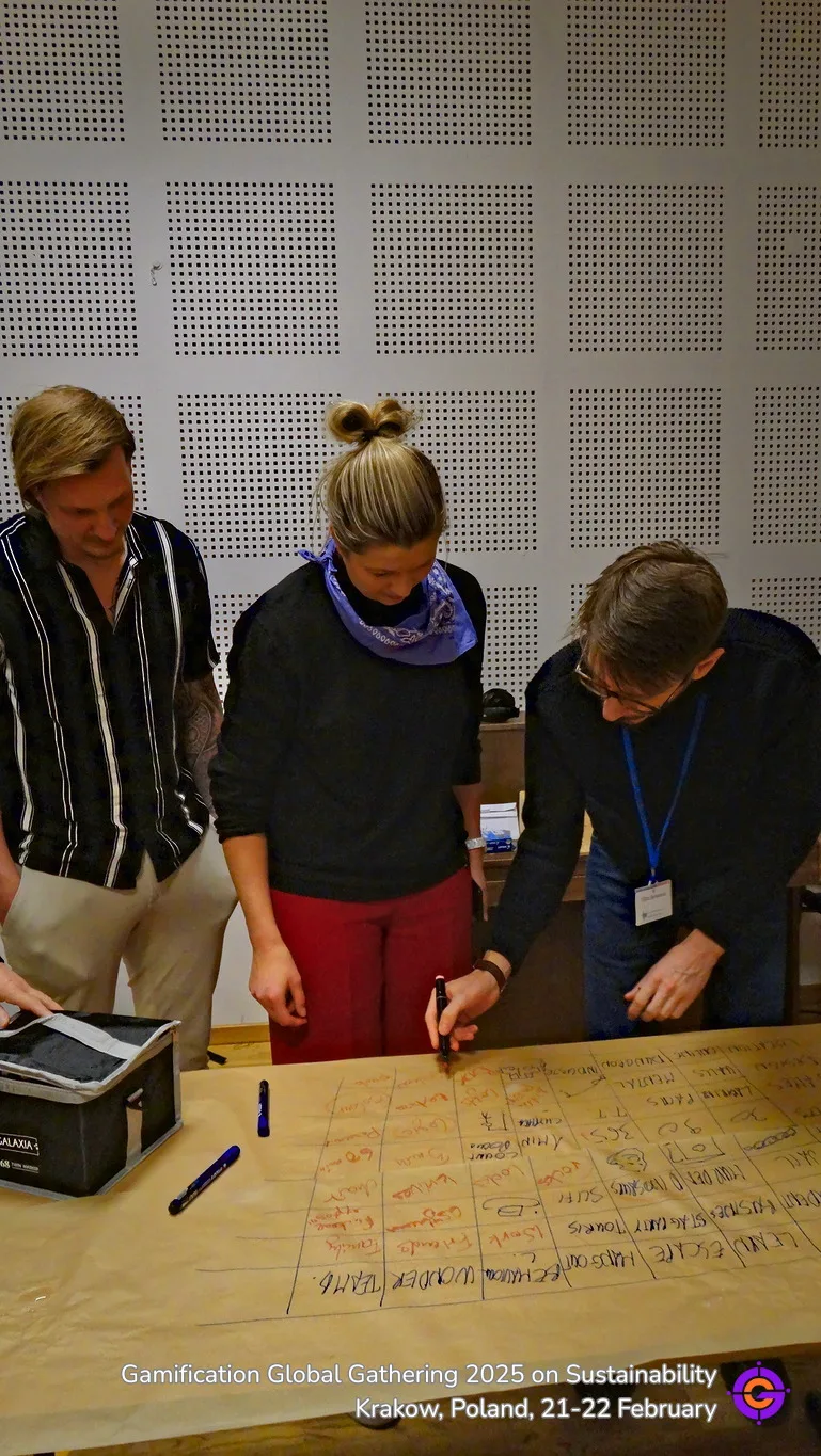 Gamification Global Gathering teamwork and strategy session.