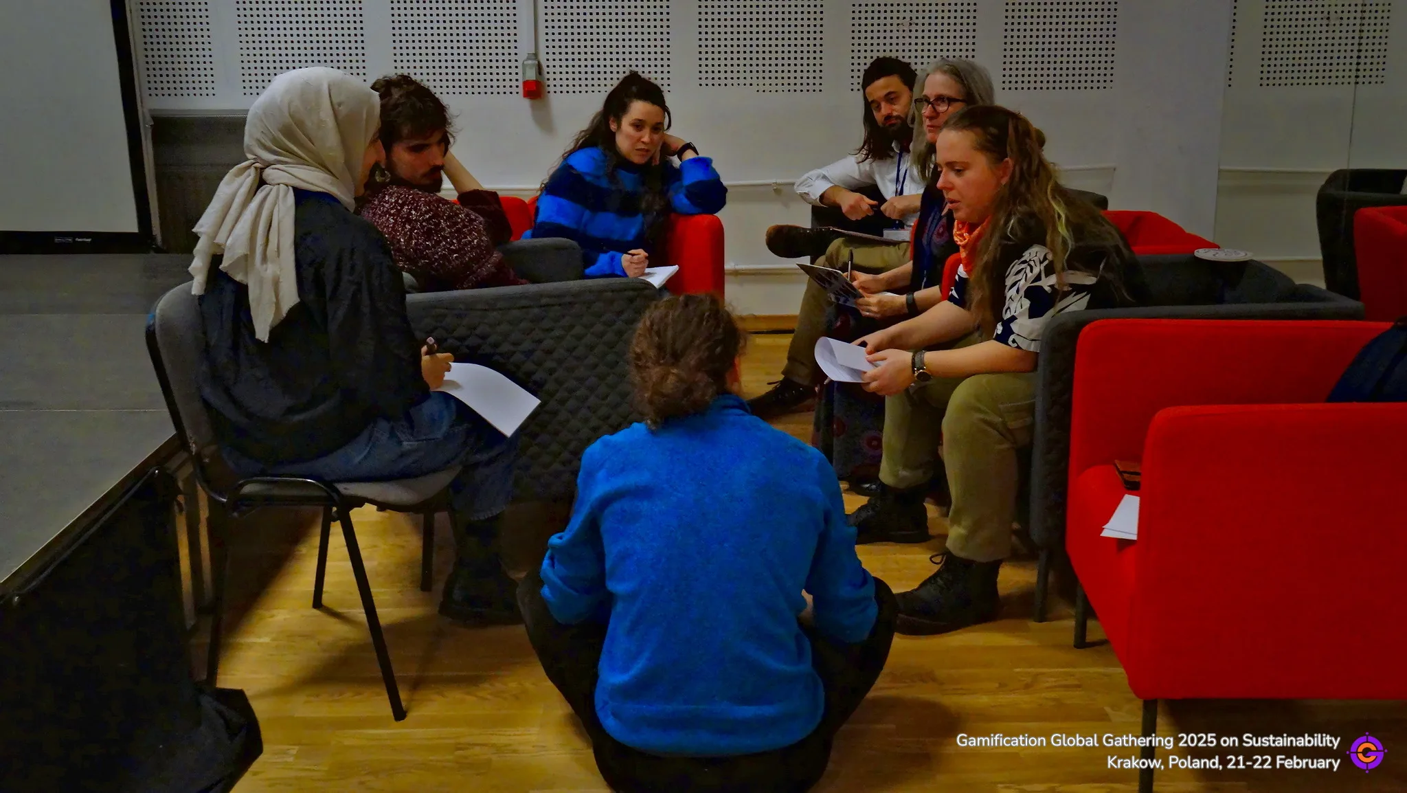 Gamification Global gathering group discussion event