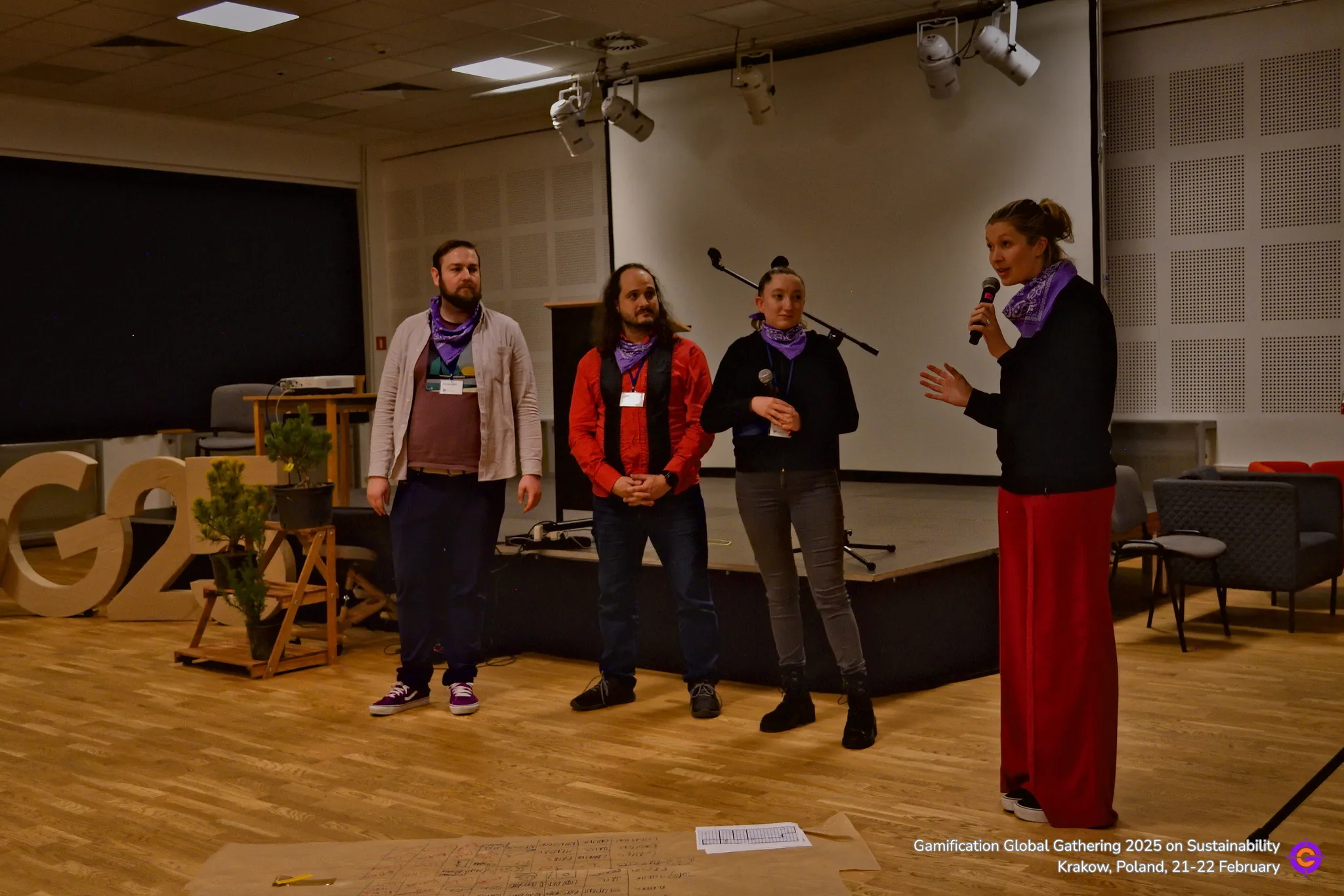 Gamification Global conference speakers on stage together